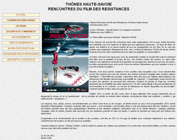 Festival du film des rÃ©sistances