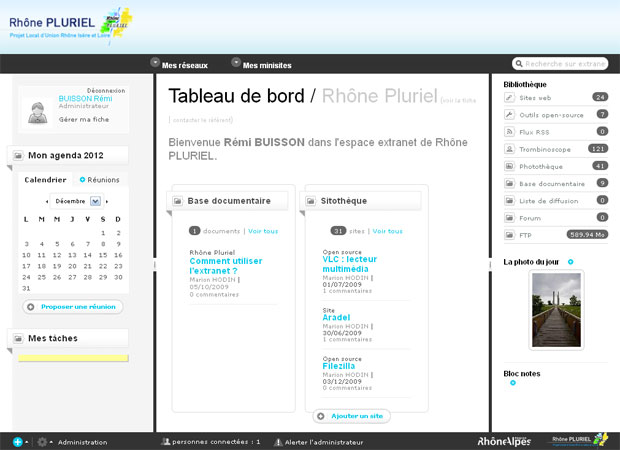Rhone pluriel - extranet